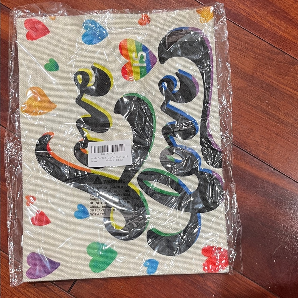 Pride Garden Flag Outdoor Love is Love 12x18 New
